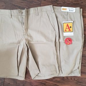 2 pairs Khaki shorts